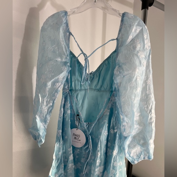 Marceau Mini Blue Dress Princess Polly - Picture 4 of 5